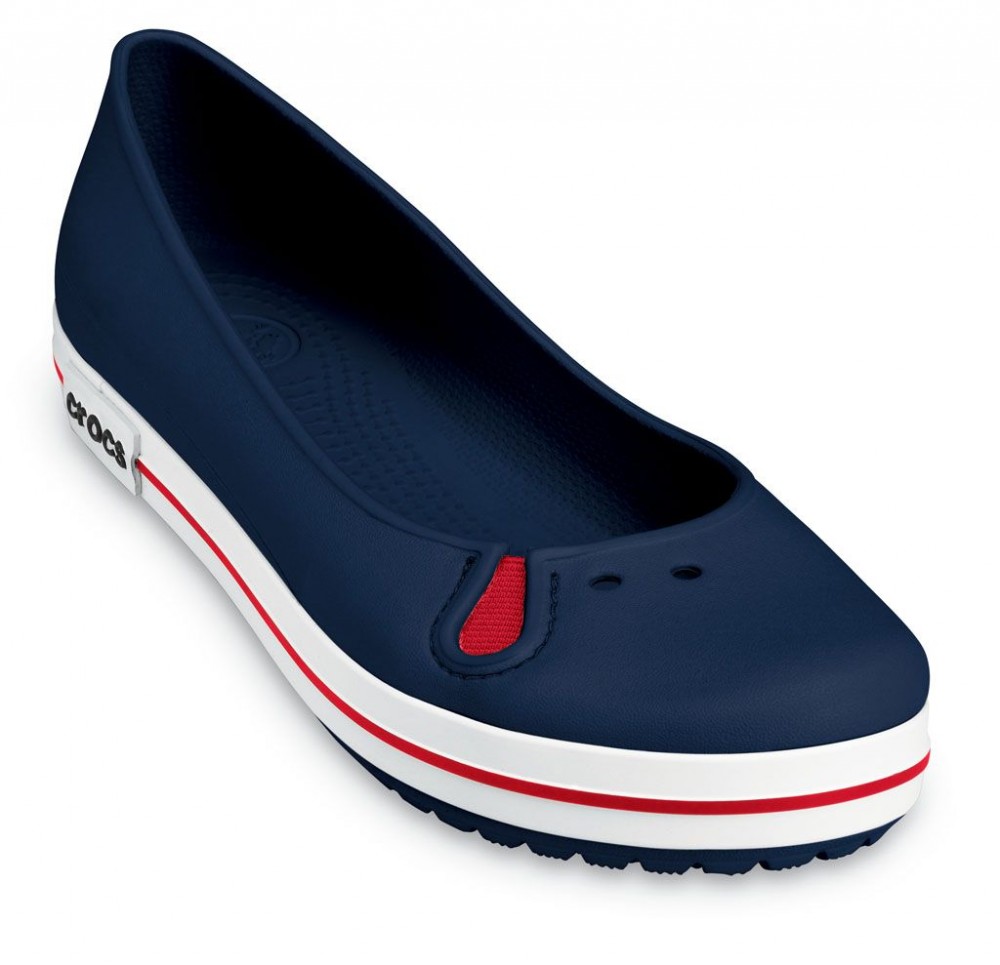 crocs crocband flat ballerina
